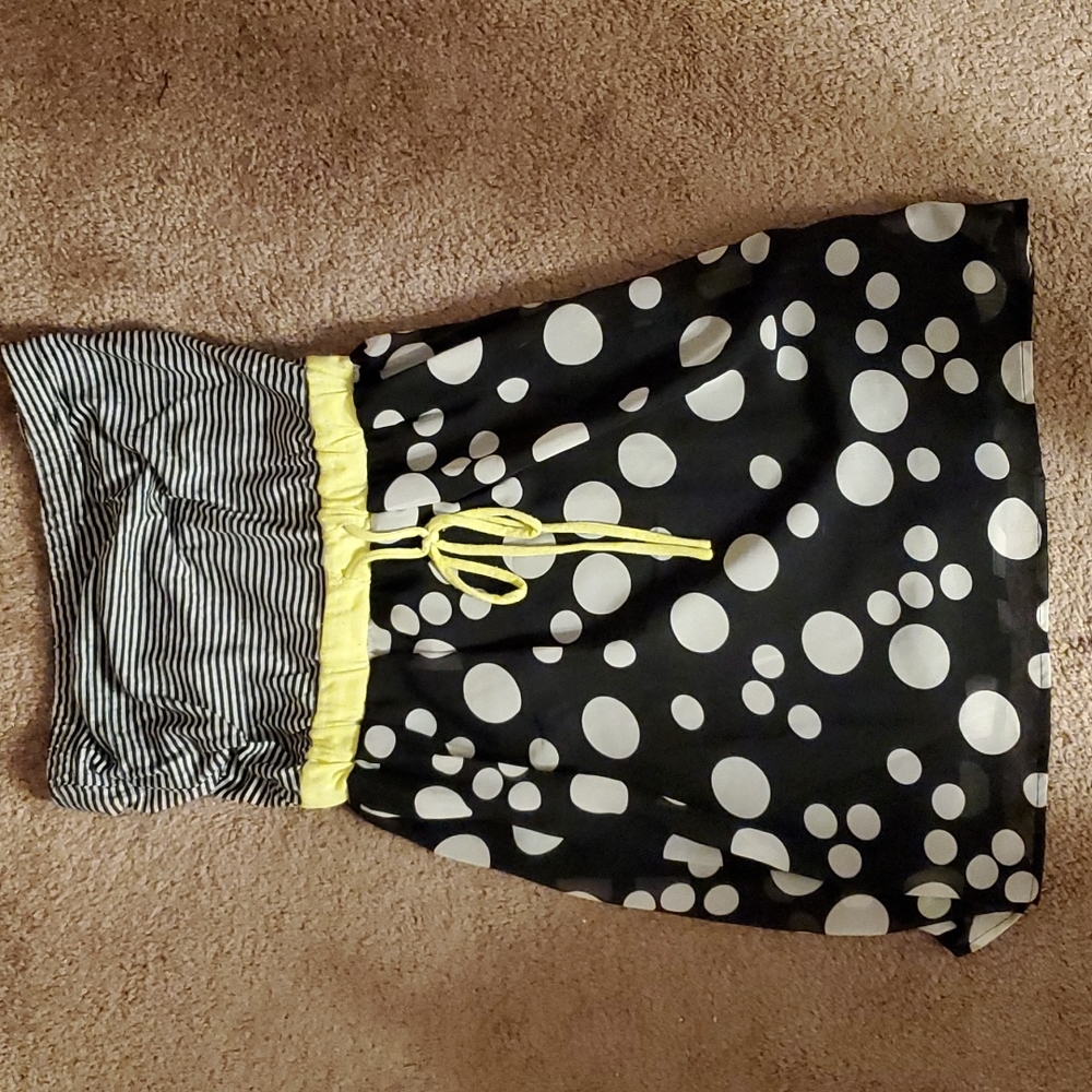 Stripe and Polkadot Dress